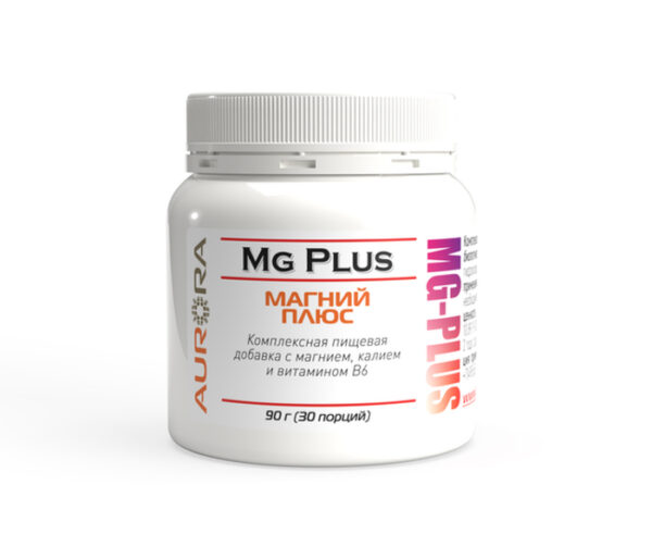 Магний Плюс (Mg Plus) — комплексная пищевая добавка с магнием, калием и витамином B6.